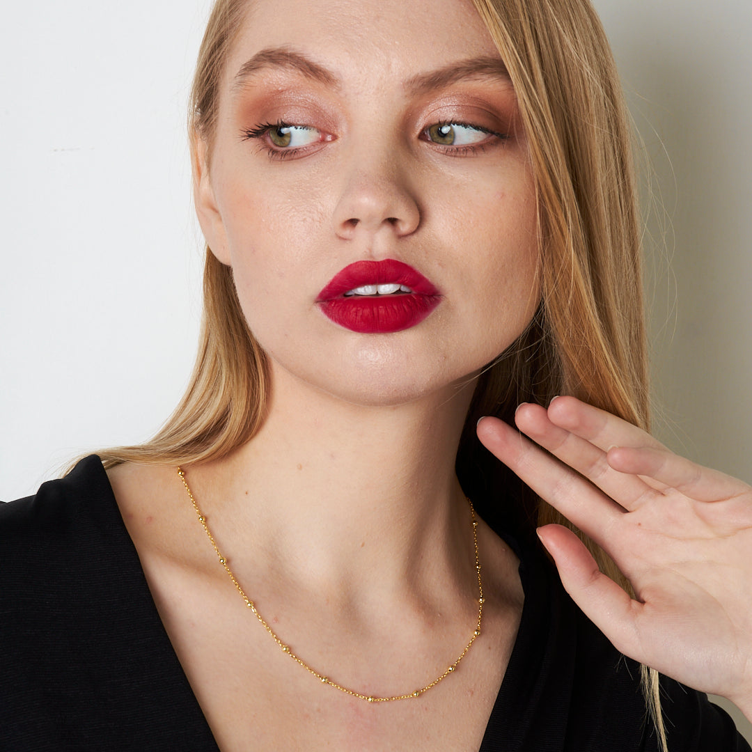 KUGEL HALSKETTE 2 | 925 SILBER