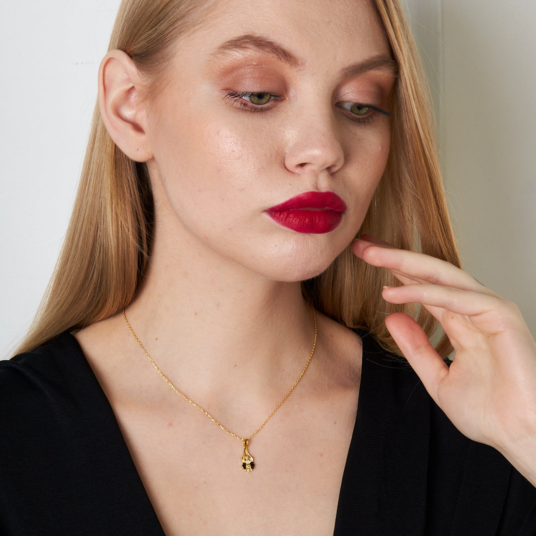 Flame Necklace - 925 SILVER