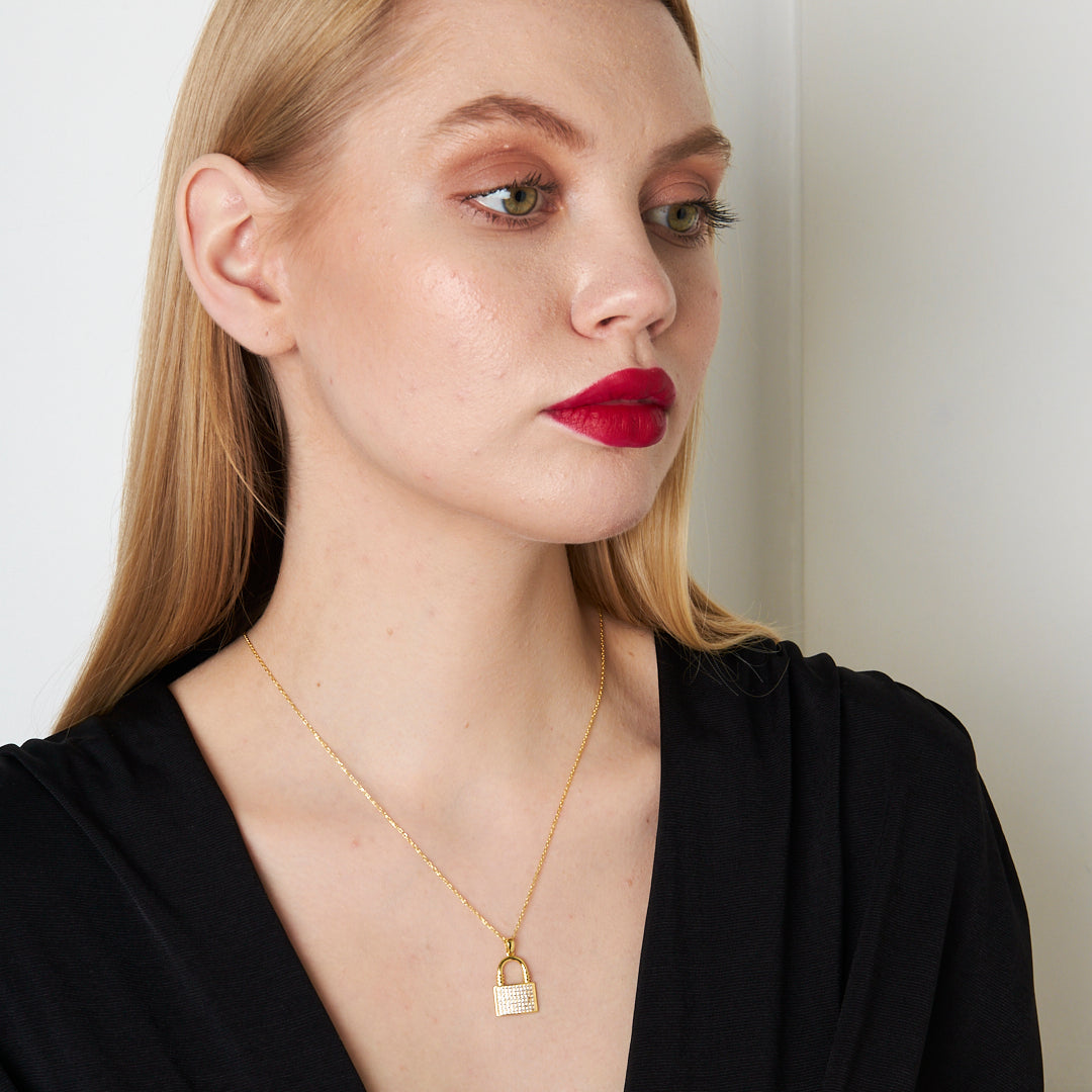 Lock Necklace - 925 SILVER