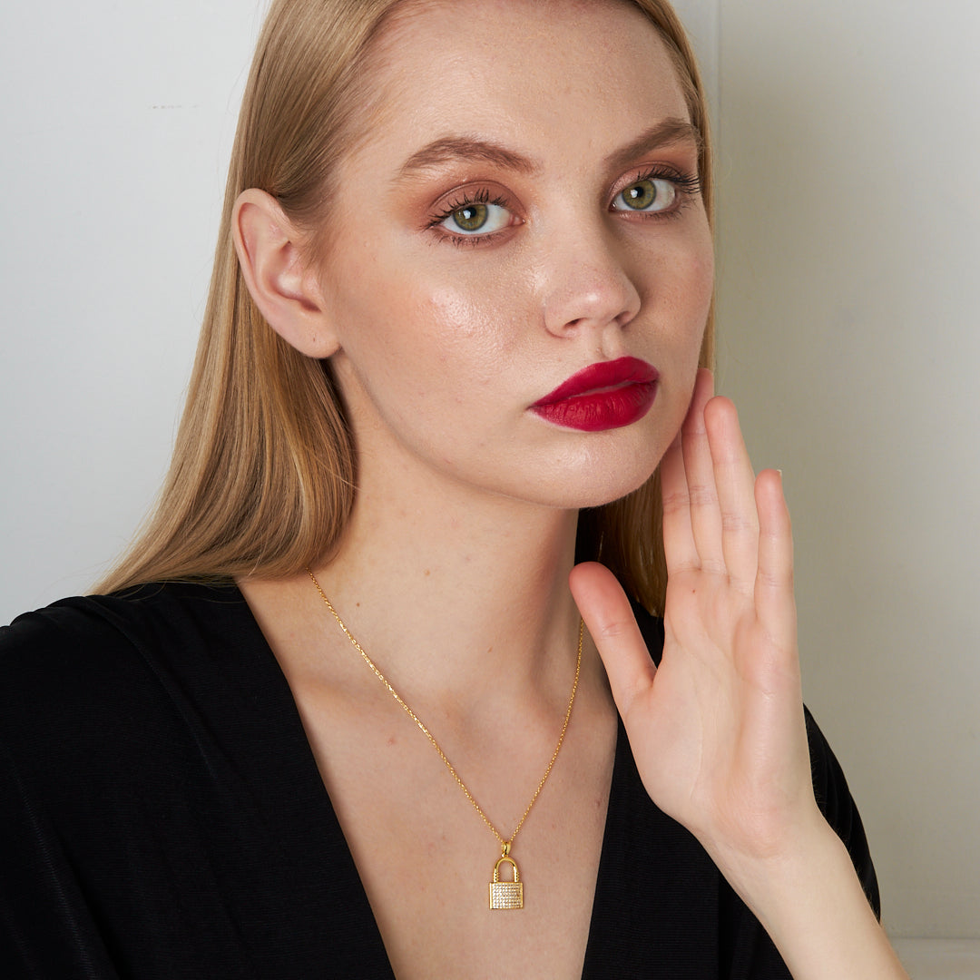 Lock Necklace - 925 SILVER