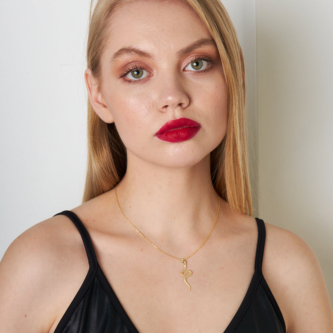 Snake Necklace - 925 Silver