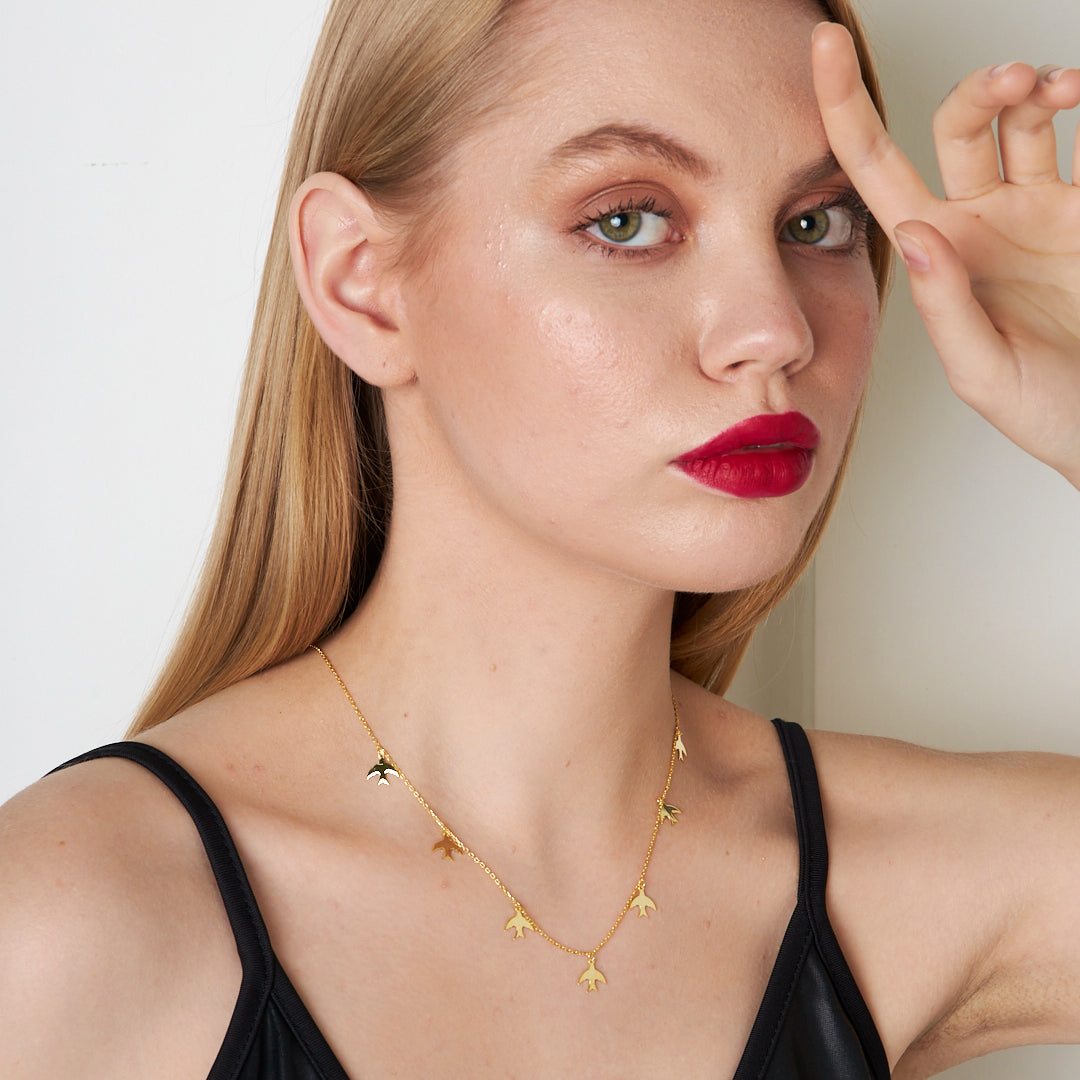 Birds Necklace - 925 SILVER