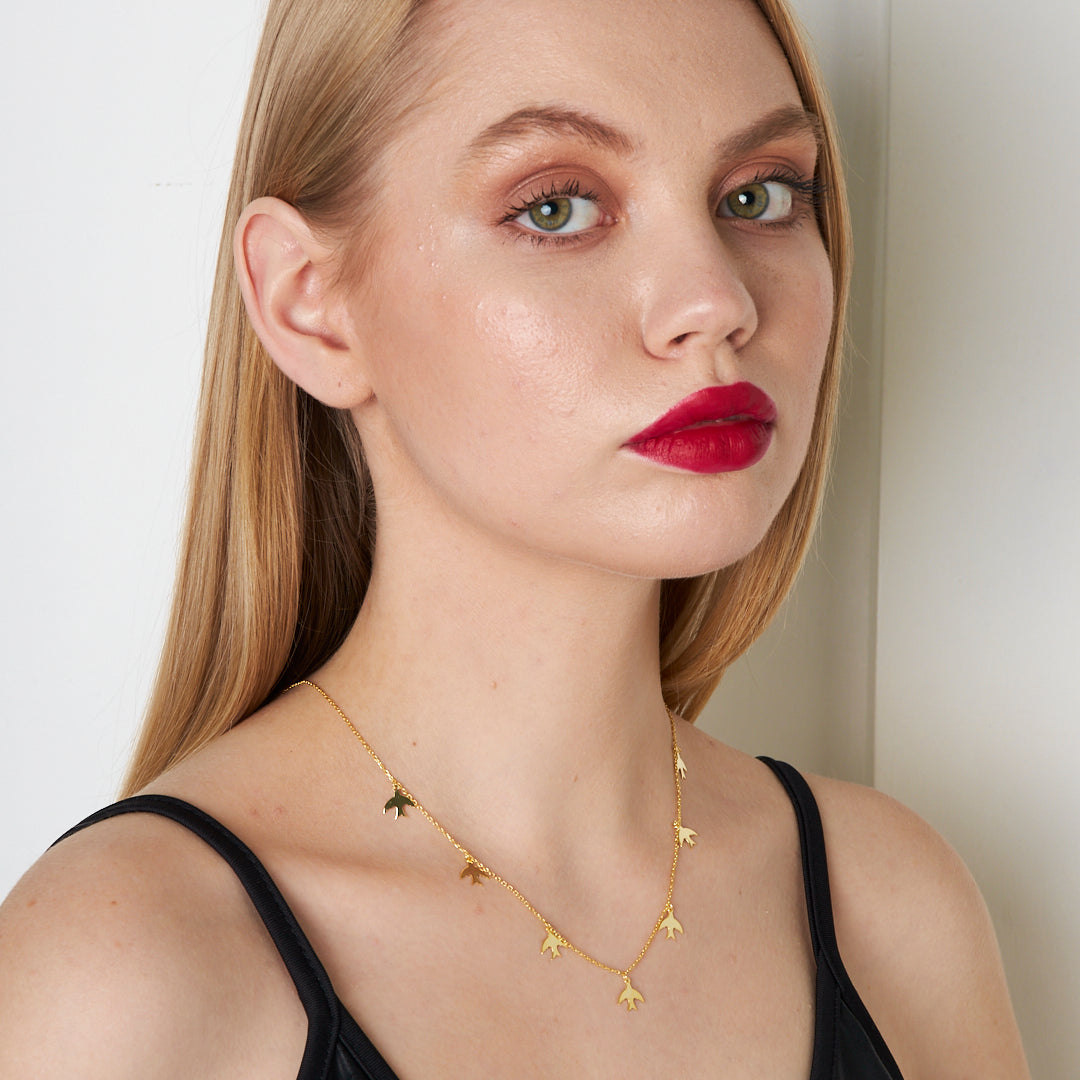 Birds Necklace - 925 SILVER