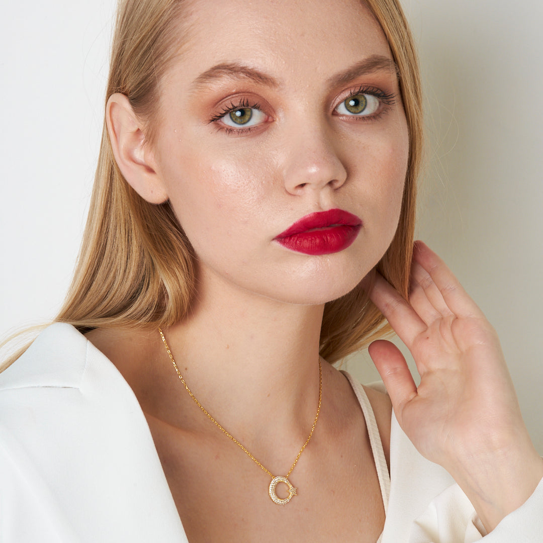 Sequential Star Necklace - 925 SILVER