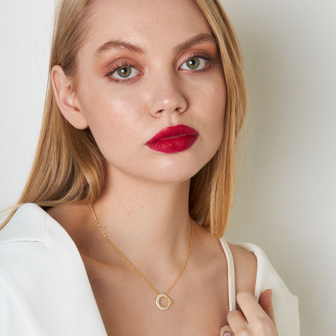 Sequential Star Necklace - 925 SILVER