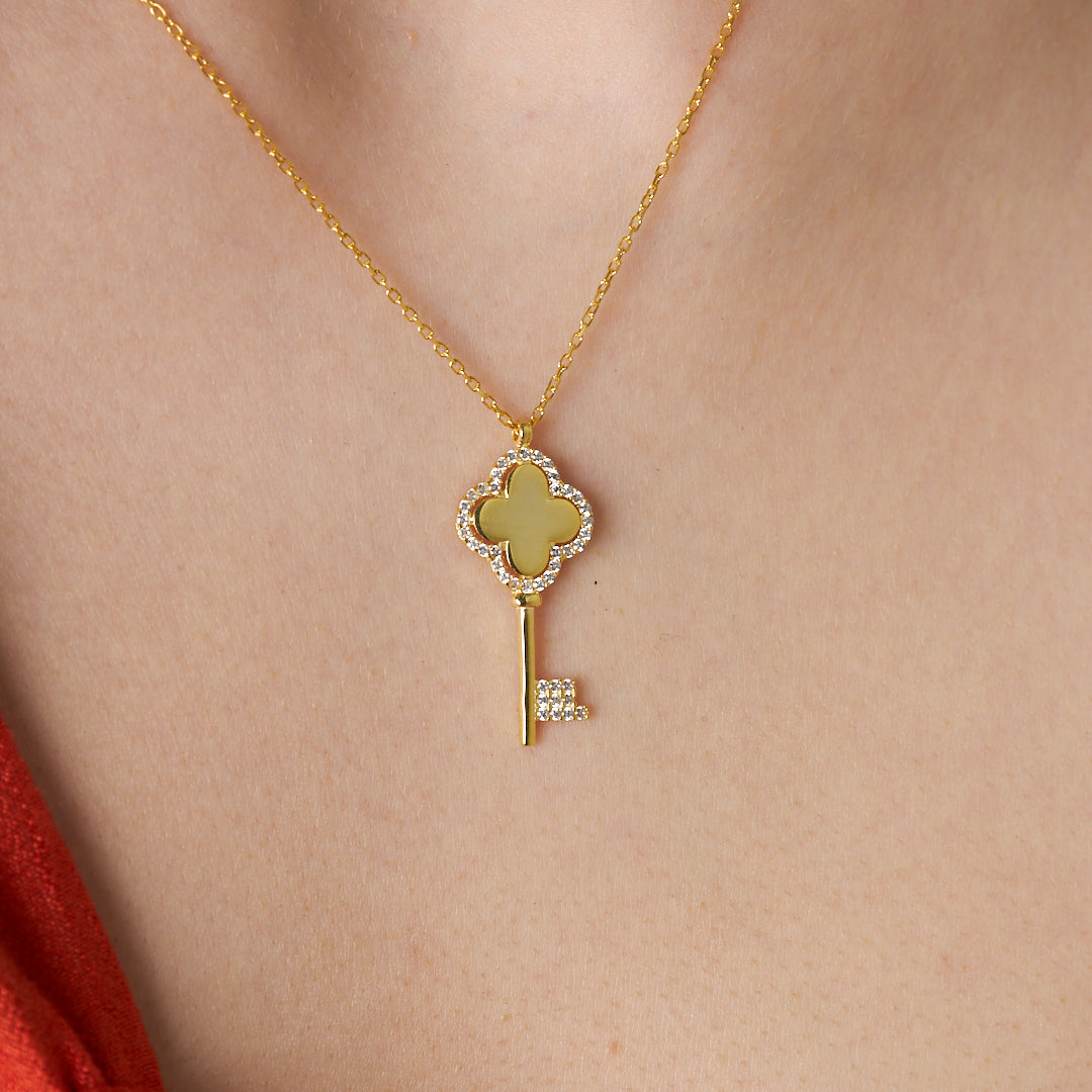 Key Necklace - 925 SILVER