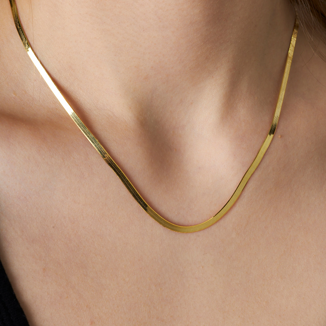 Snake Chain Necklace - 925 Silver