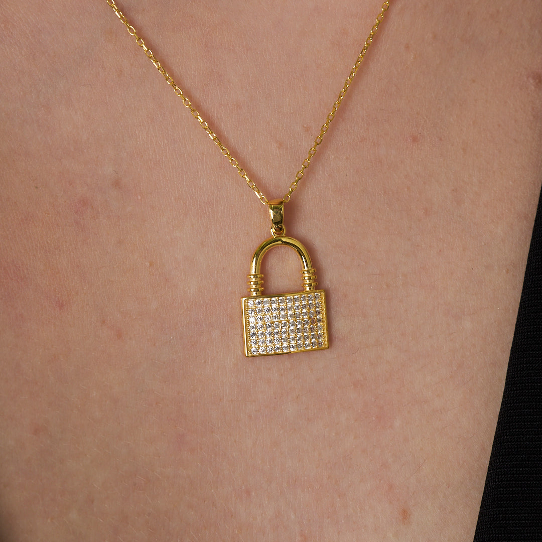 Lock Necklace - 925 SILVER