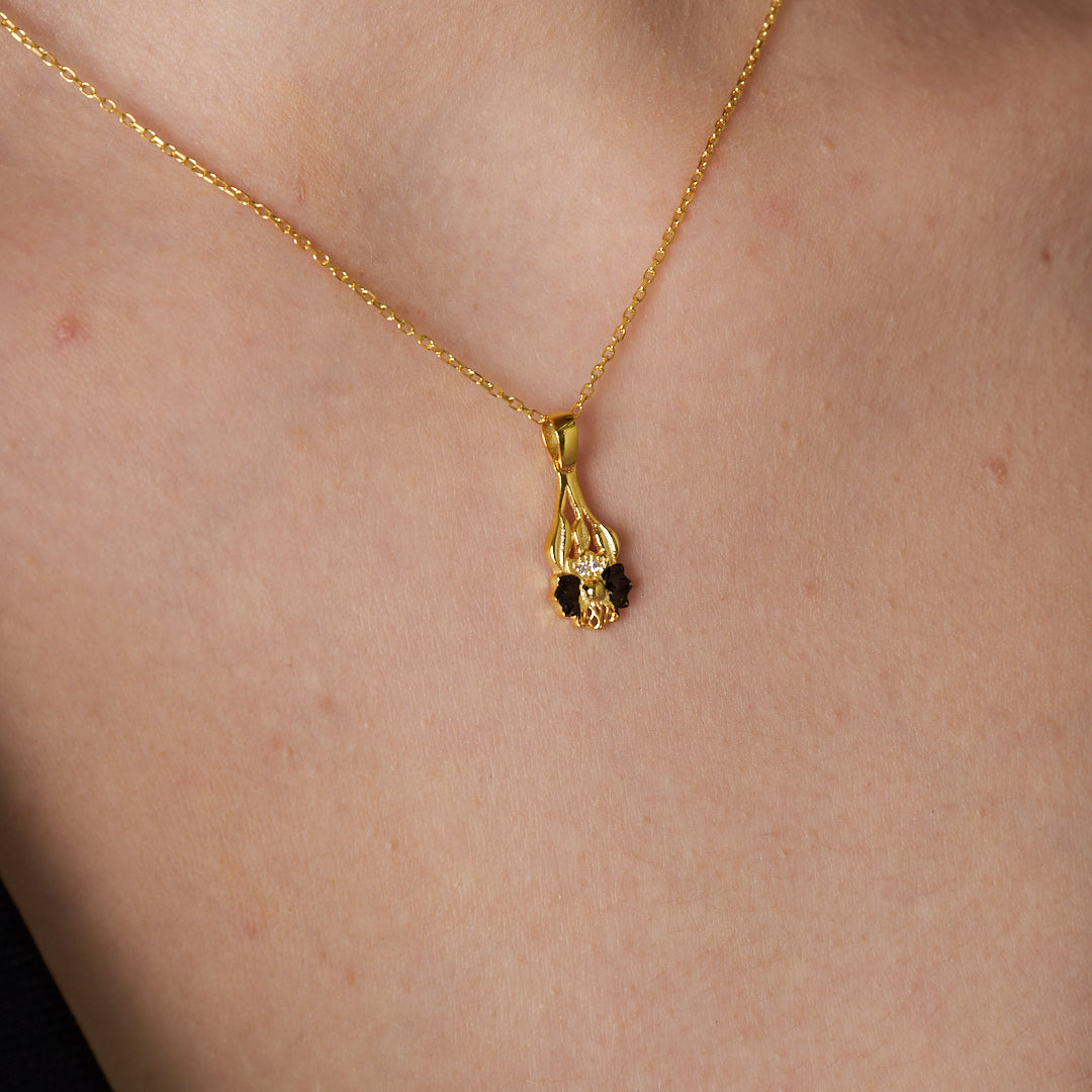 Flame Necklace - 925 SILVER