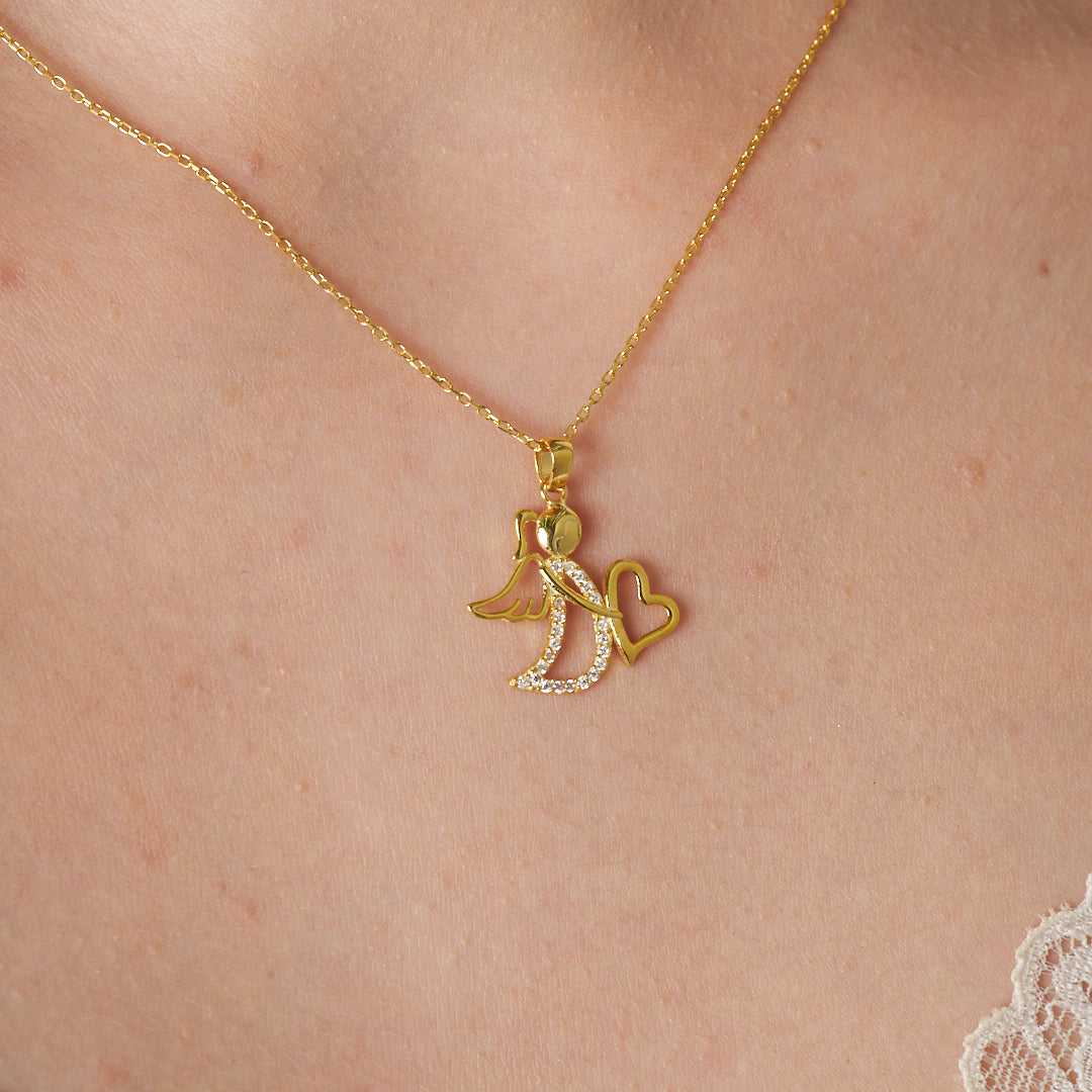 Angel Smile Necklace - 925 Silver