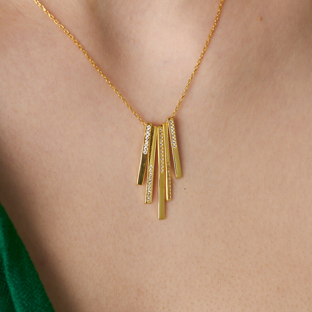 Bar Necklace - 925 SILVER