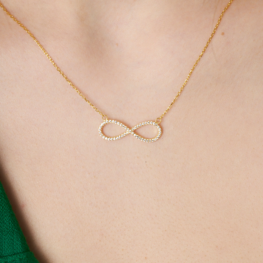 Classic Infinity Necklace - 925 Silver