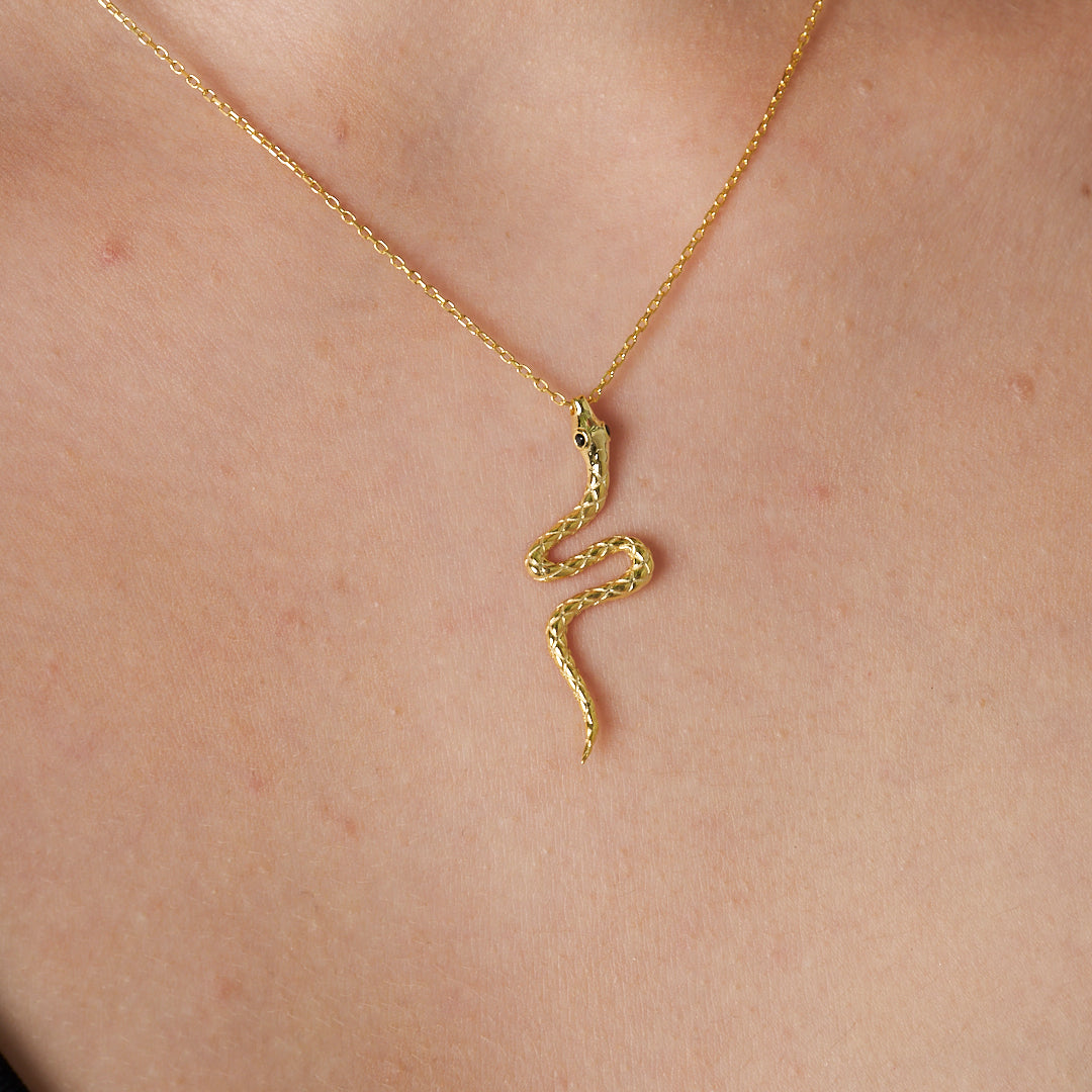 Snake Necklace - 925 Silver