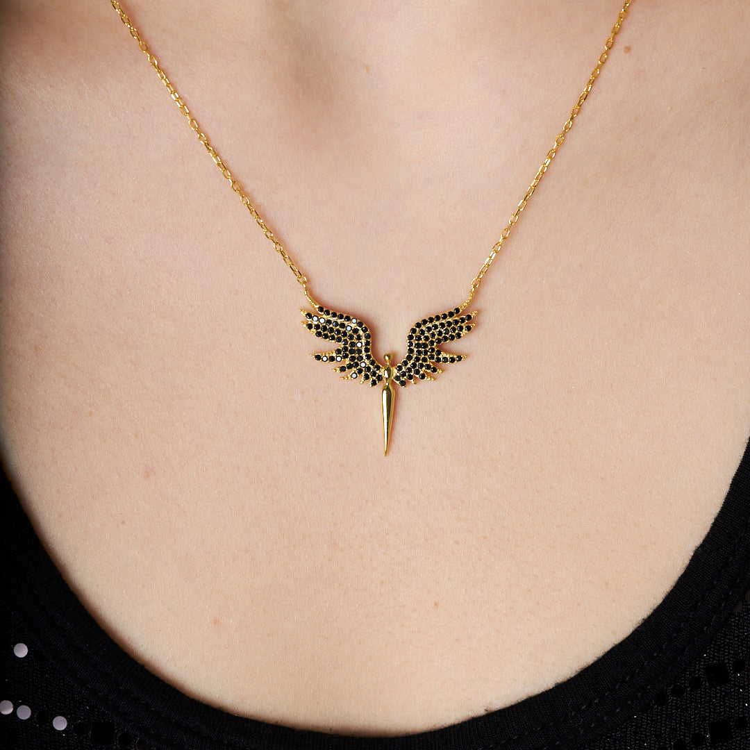 Angel Wing Necklace - 925 Silver
