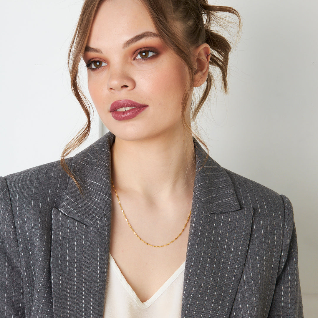 SINGAPUR HALSKETTE | 925 SILBER