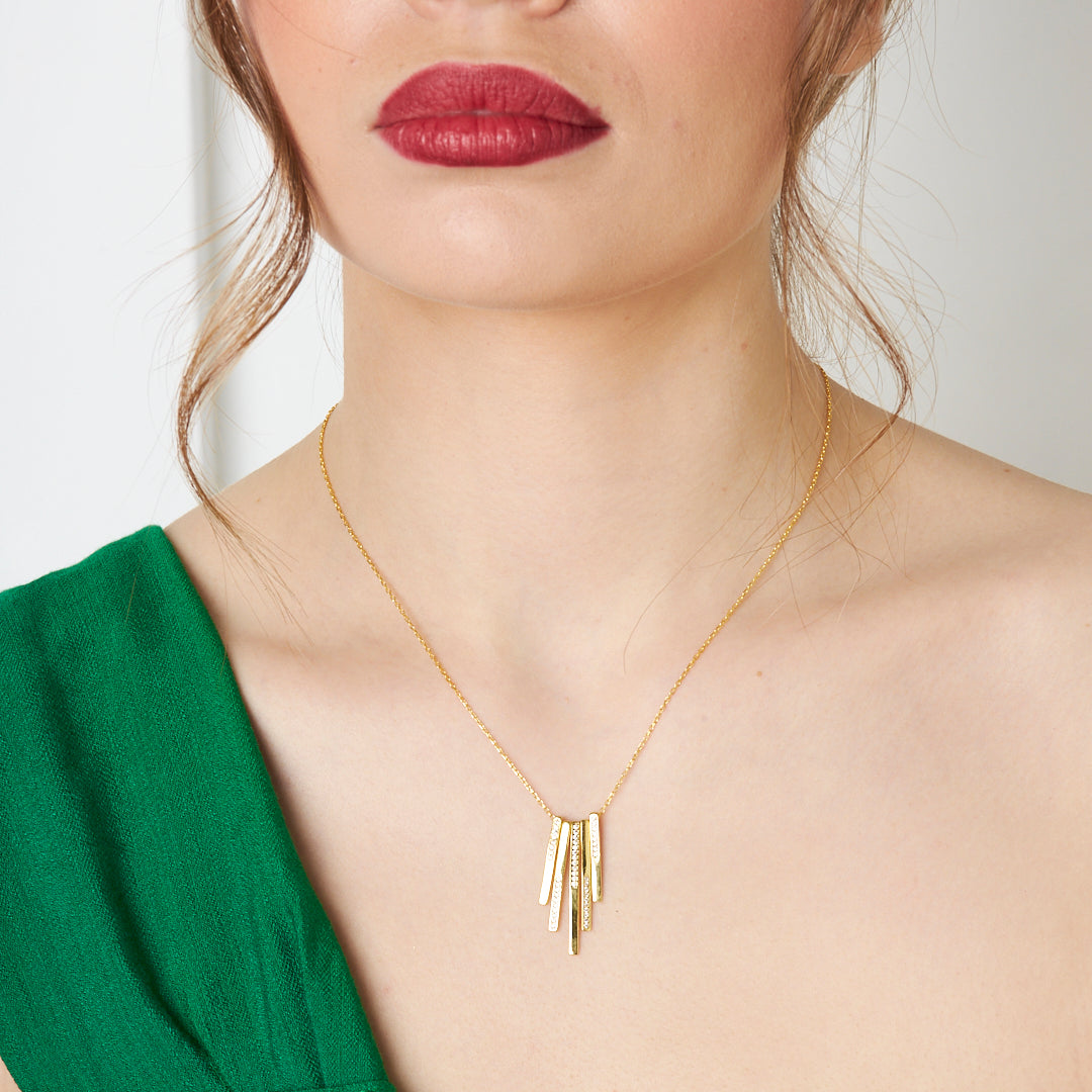 Bar Necklace - 925 SILVER