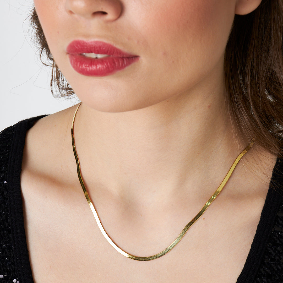 Snake Chain Necklace - 925 Silver
