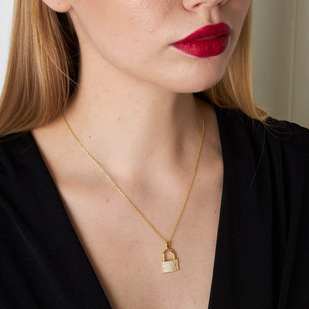 Lock Necklace - 925 SILVER