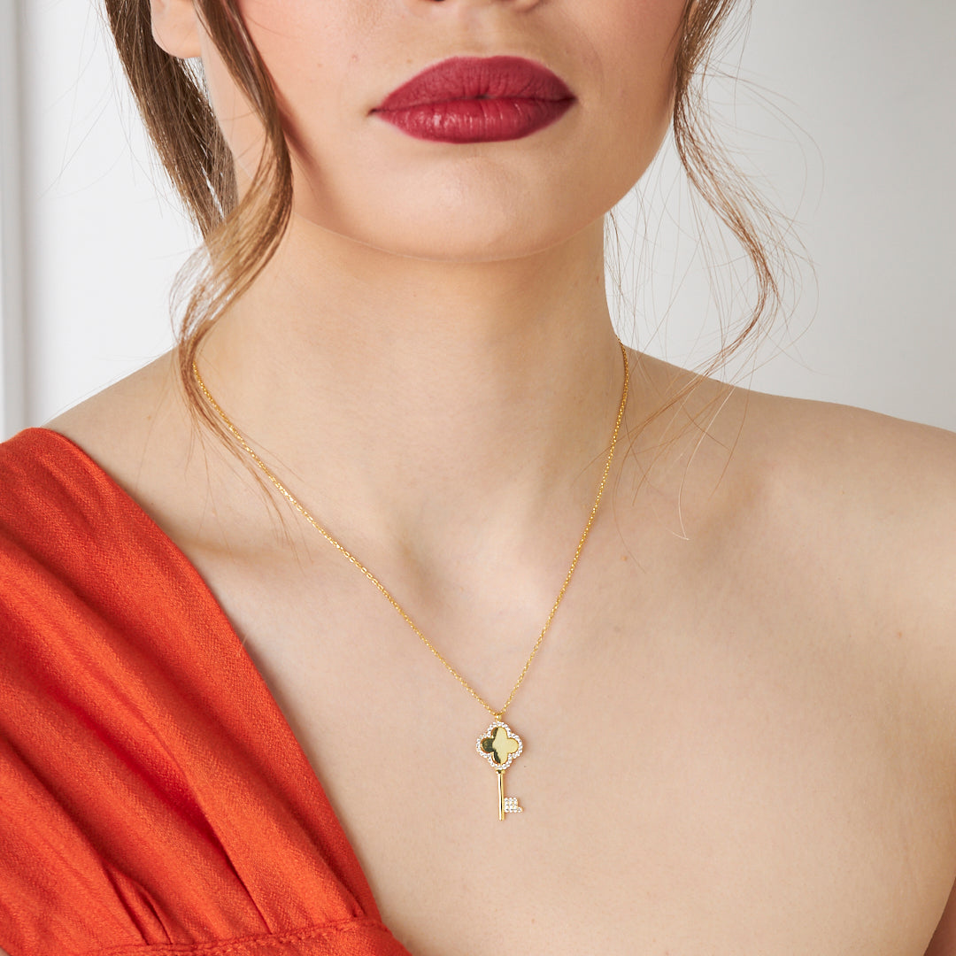 Key Necklace - 925 SILVER