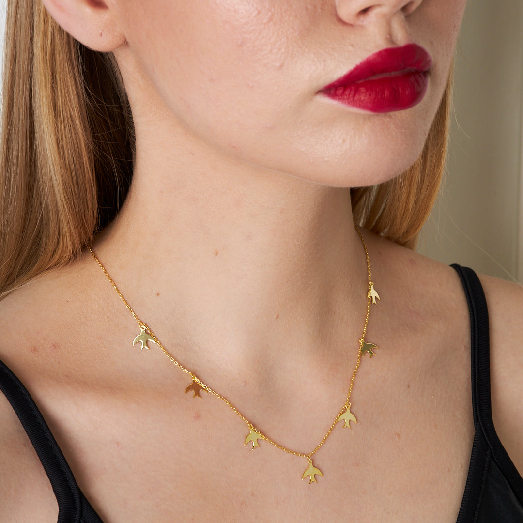 Birds Necklace - 925 SILVER