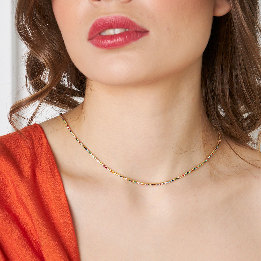 RAINBOW HALSKETTE | 925 SILBER