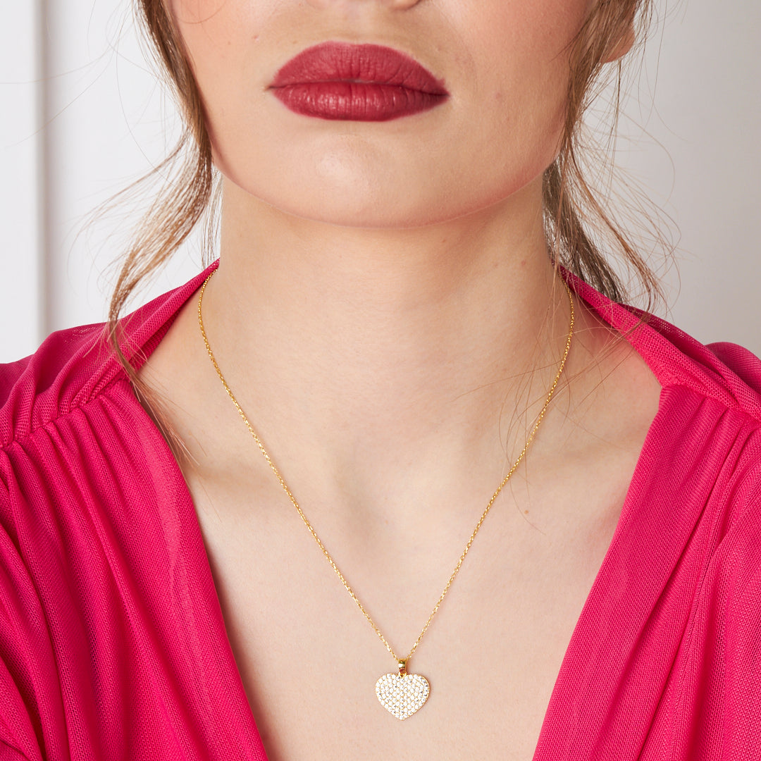 Small Heart Necklace - 925 SILVER