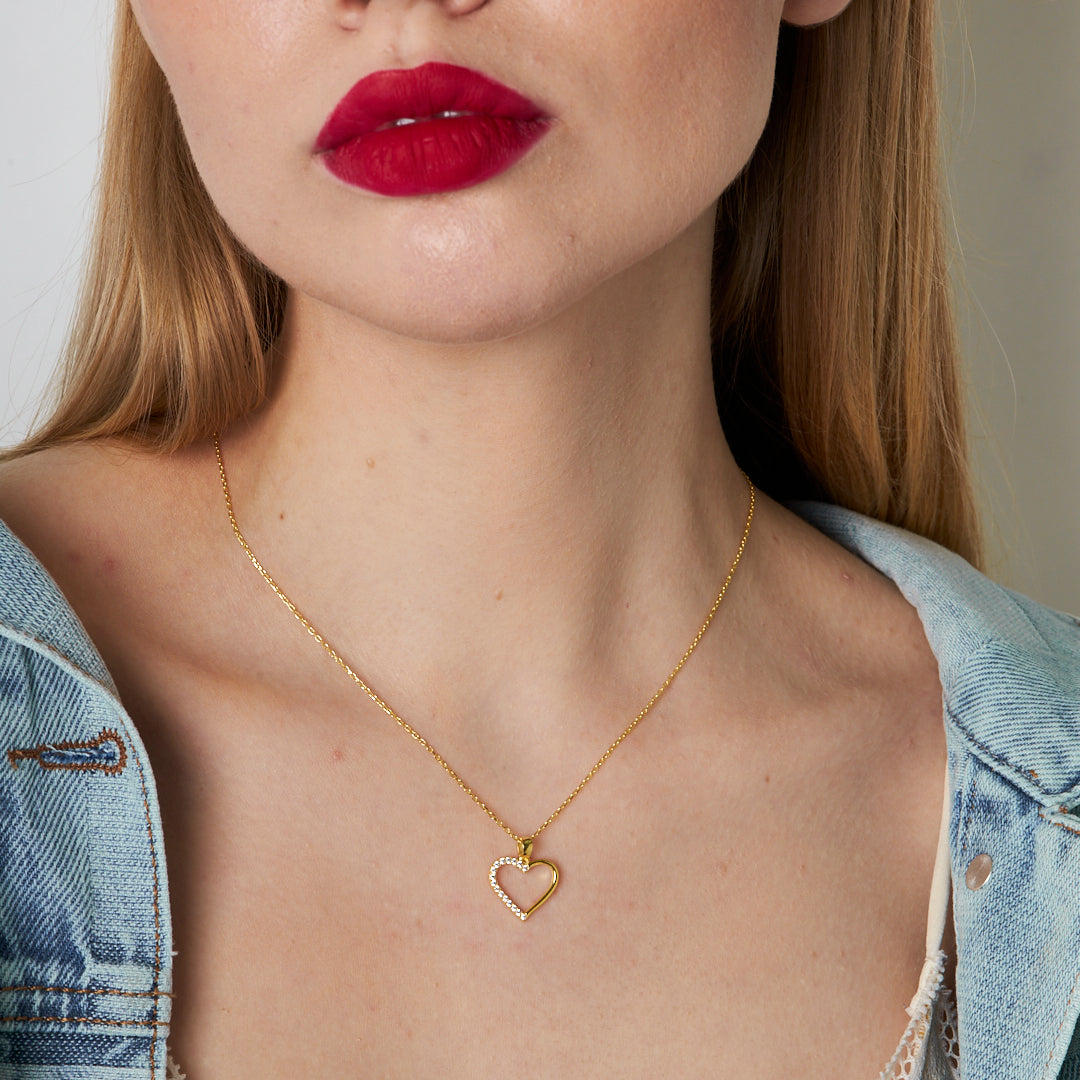 My Favorite Heart Necklace - 925 SILVER