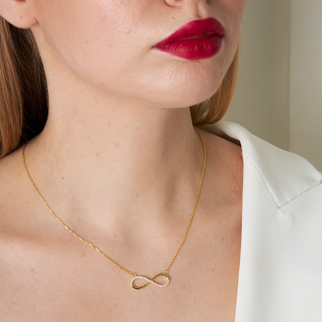 Infinity Design Necklace - 925 SILVER