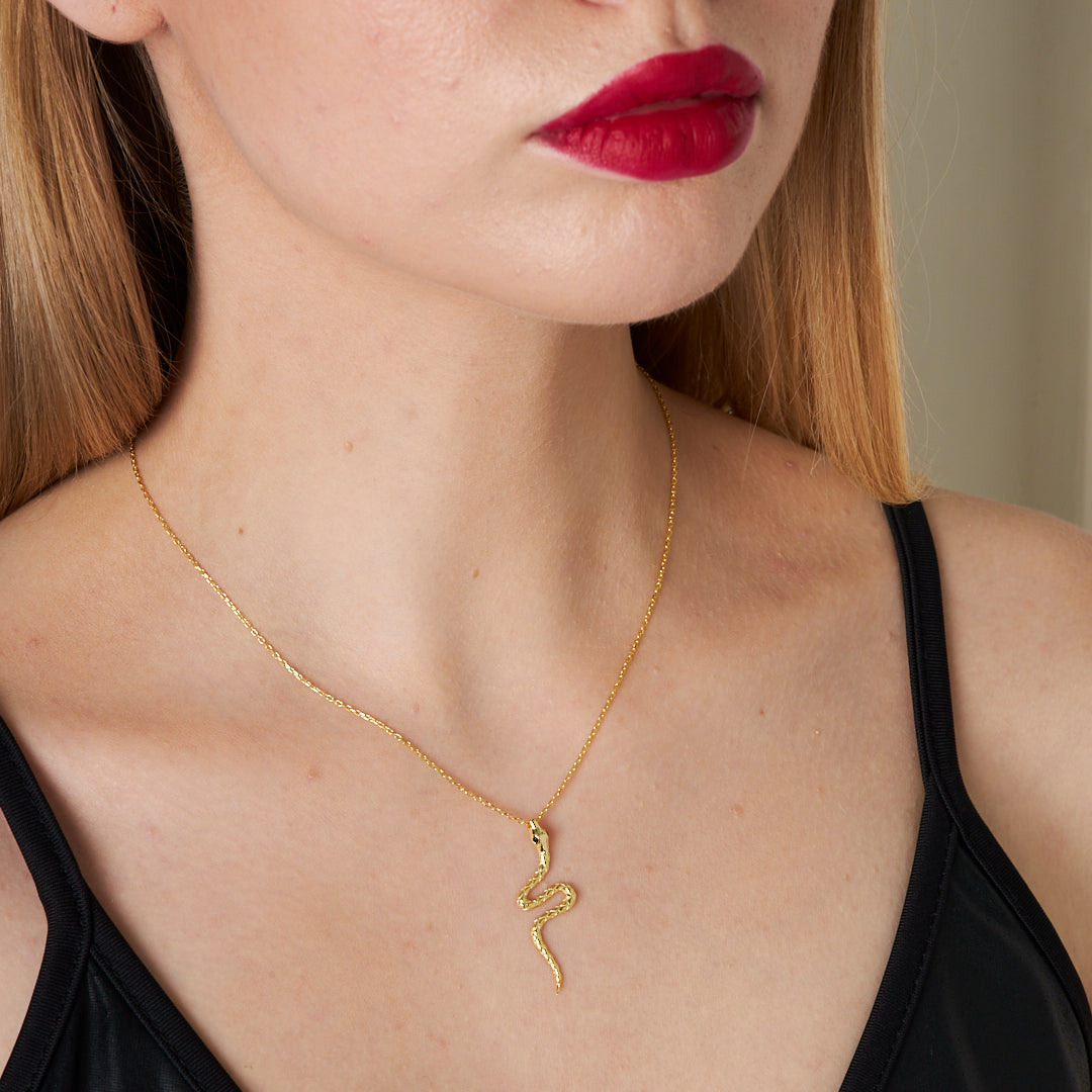 Snake Necklace - 925 Silver