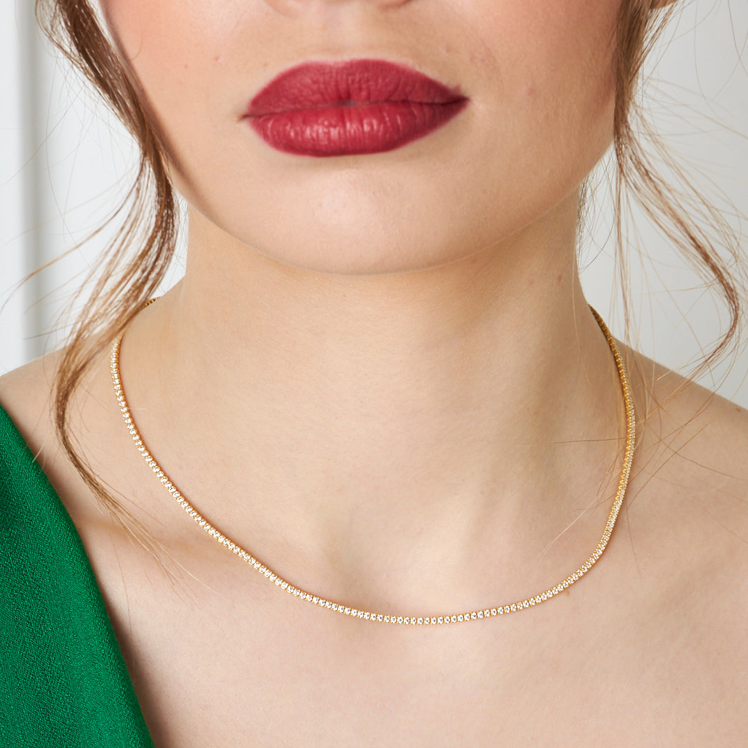 TENNIS HALSKETTE | 925 SILBER