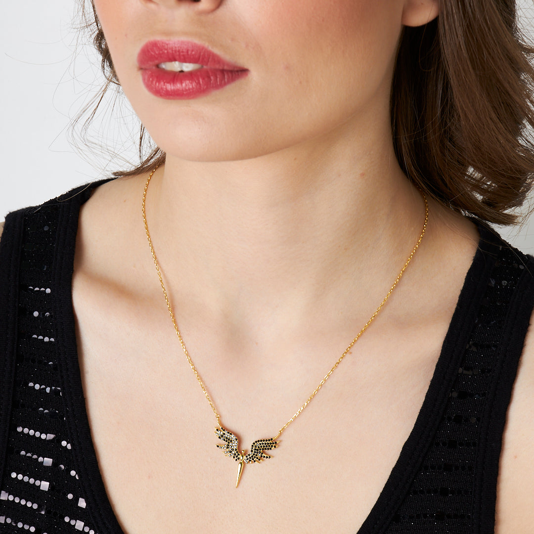 Angel Wing Necklace - 925 Silver