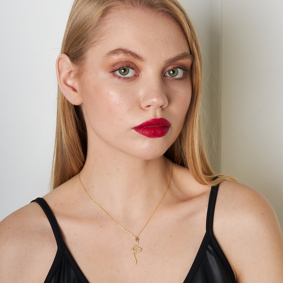 Snake Necklace - 925 Silver
