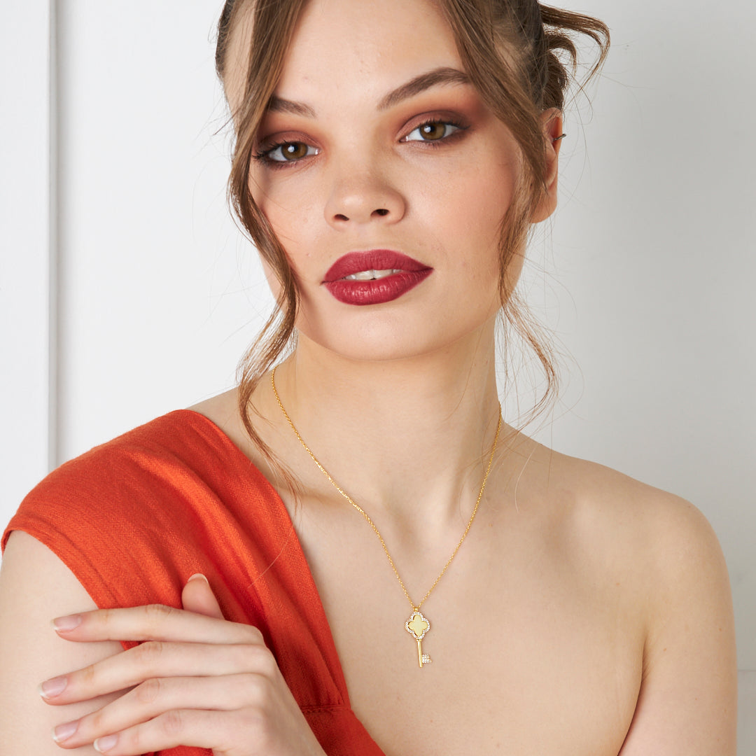 Key Necklace - 925 SILVER