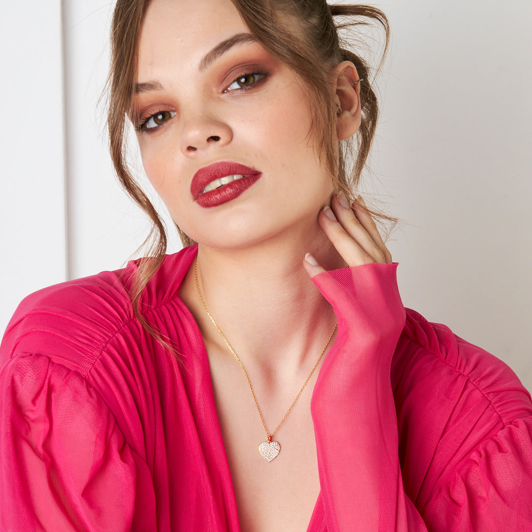 Small Heart Necklace - 925 SILVER