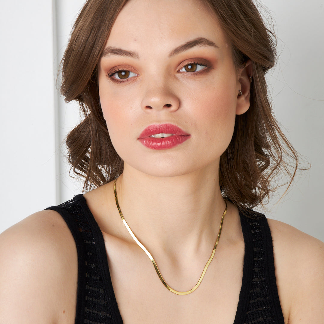 Snake Chain Necklace - 925 Silver