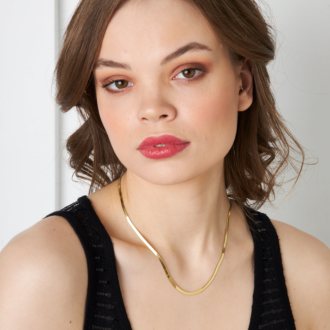 Snake Chain Necklace - 925 Silver