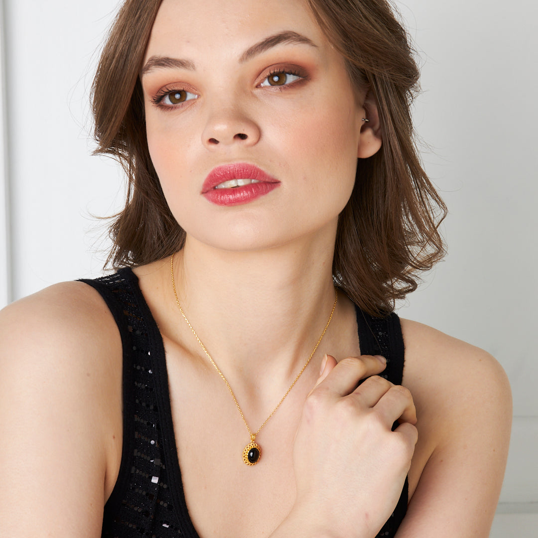 Sapphire Necklace - 925 SILVER