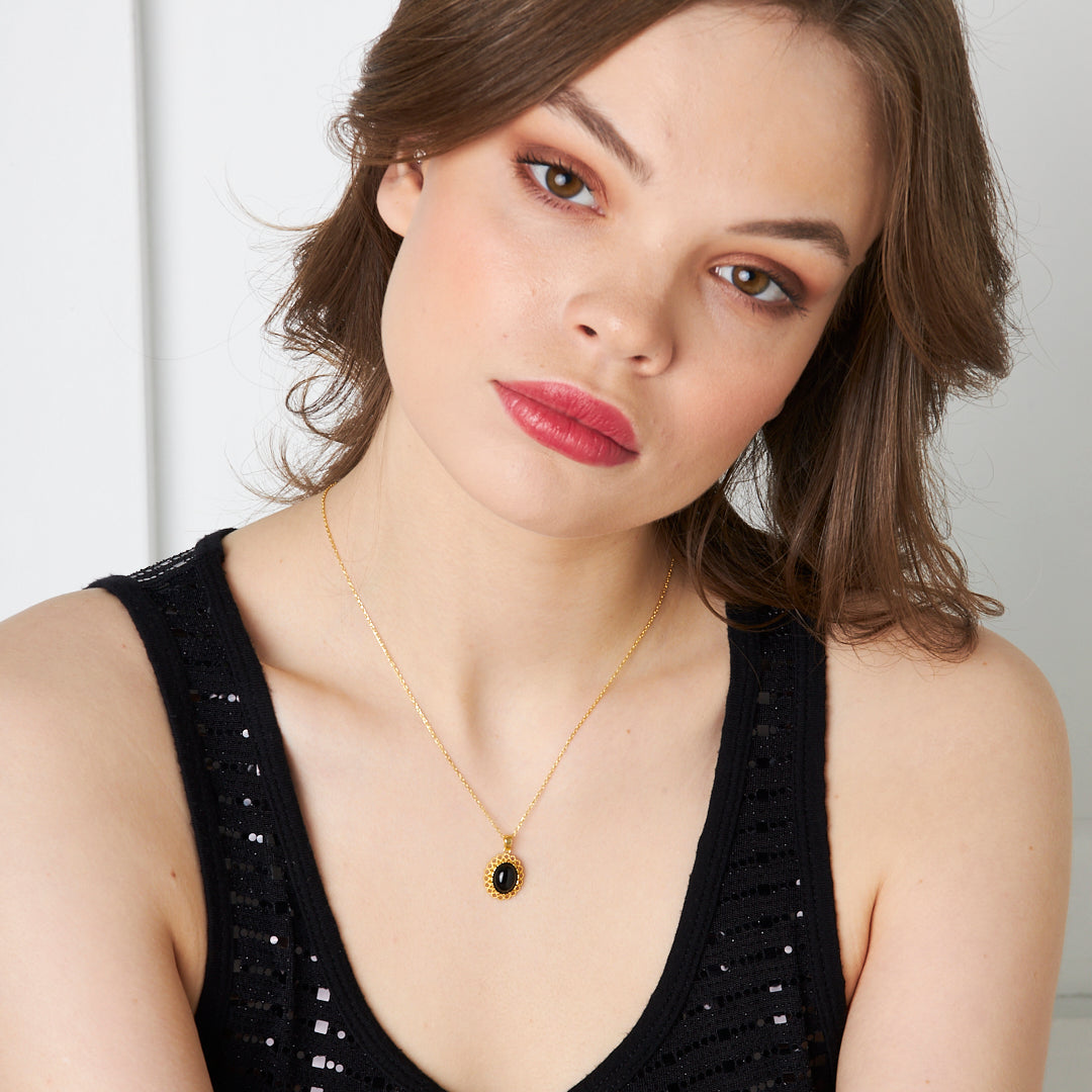 Sapphire Necklace - 925 SILVER