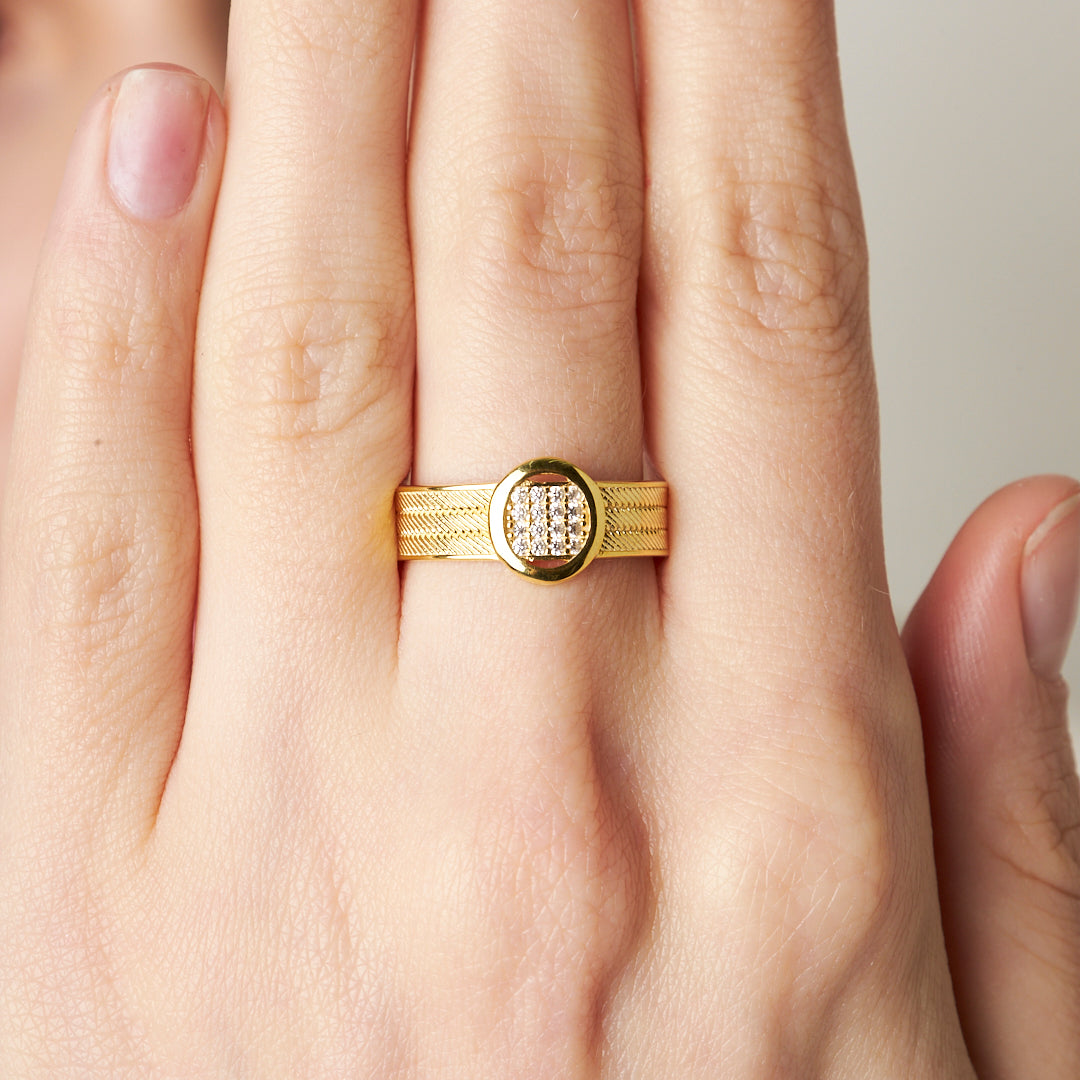 HASIR RING MIT STEIN | 925 SILBER