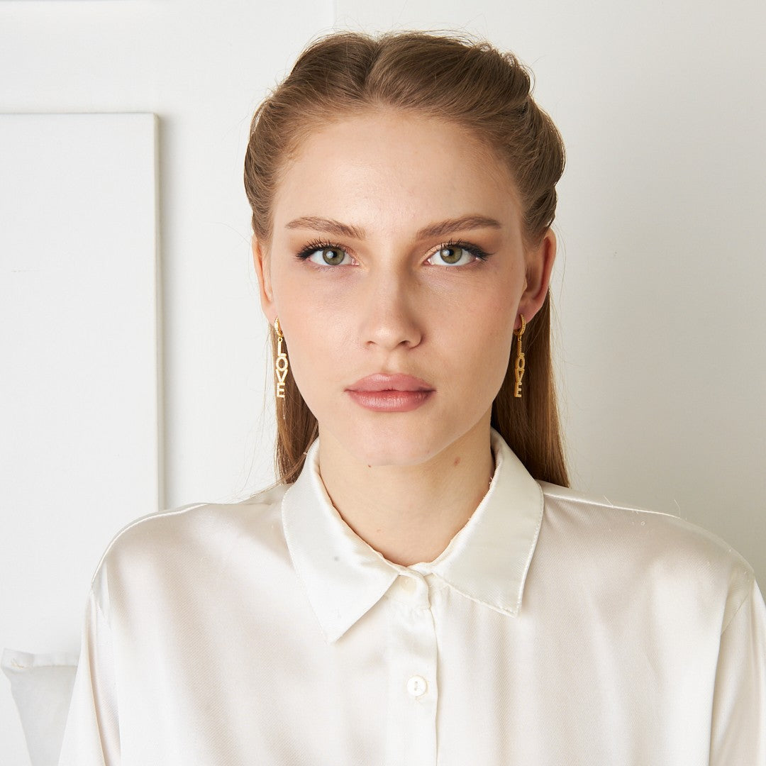 Love Earrings - 925 Silver