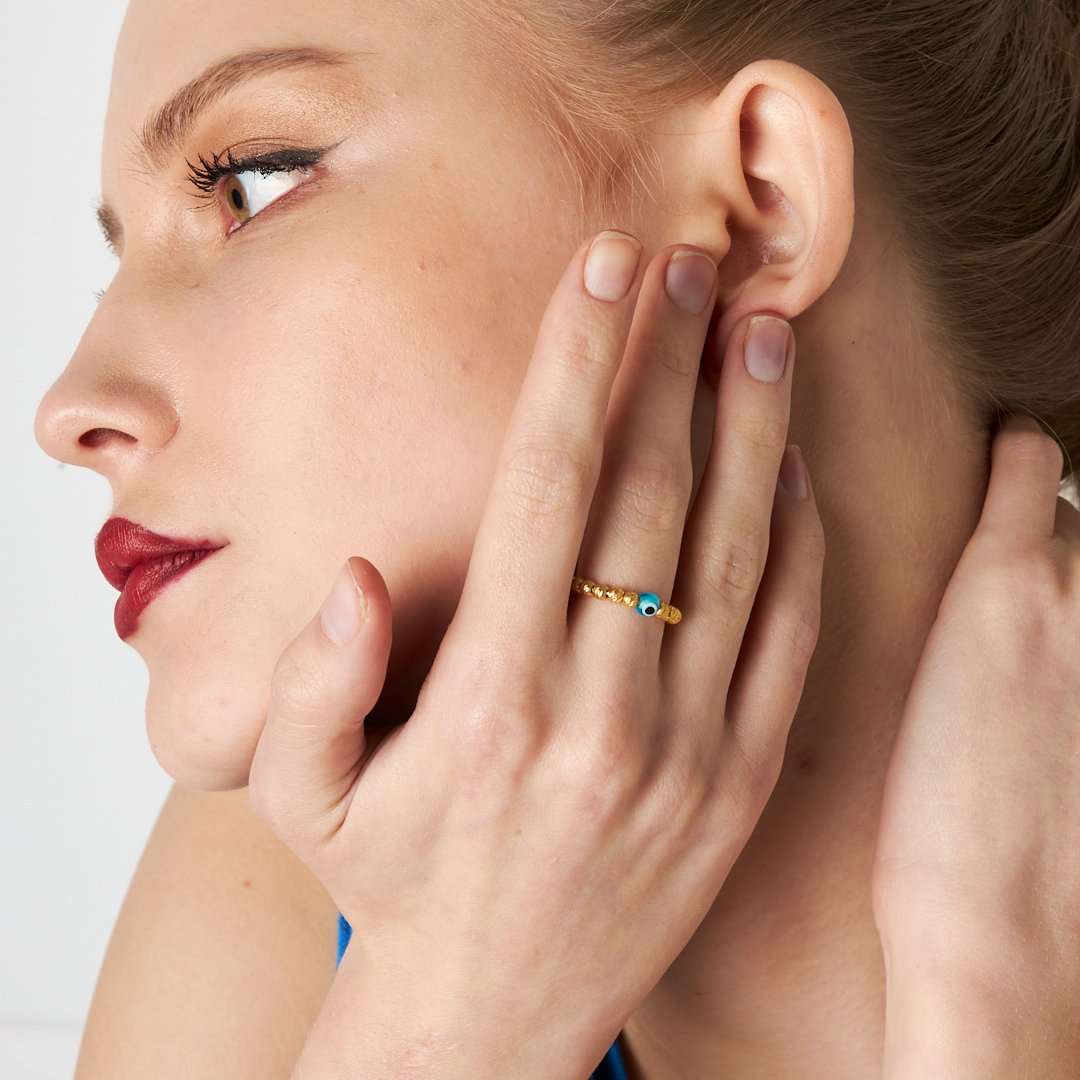 Dorica Evil Eye Ring - 925 SILVER