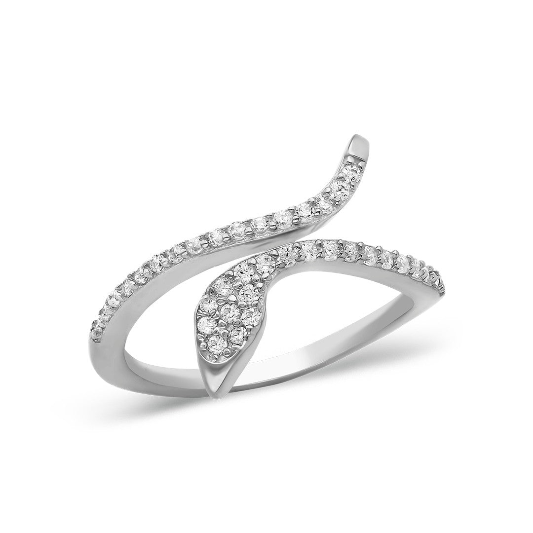 Snake Stone Ring - 925 SILVER