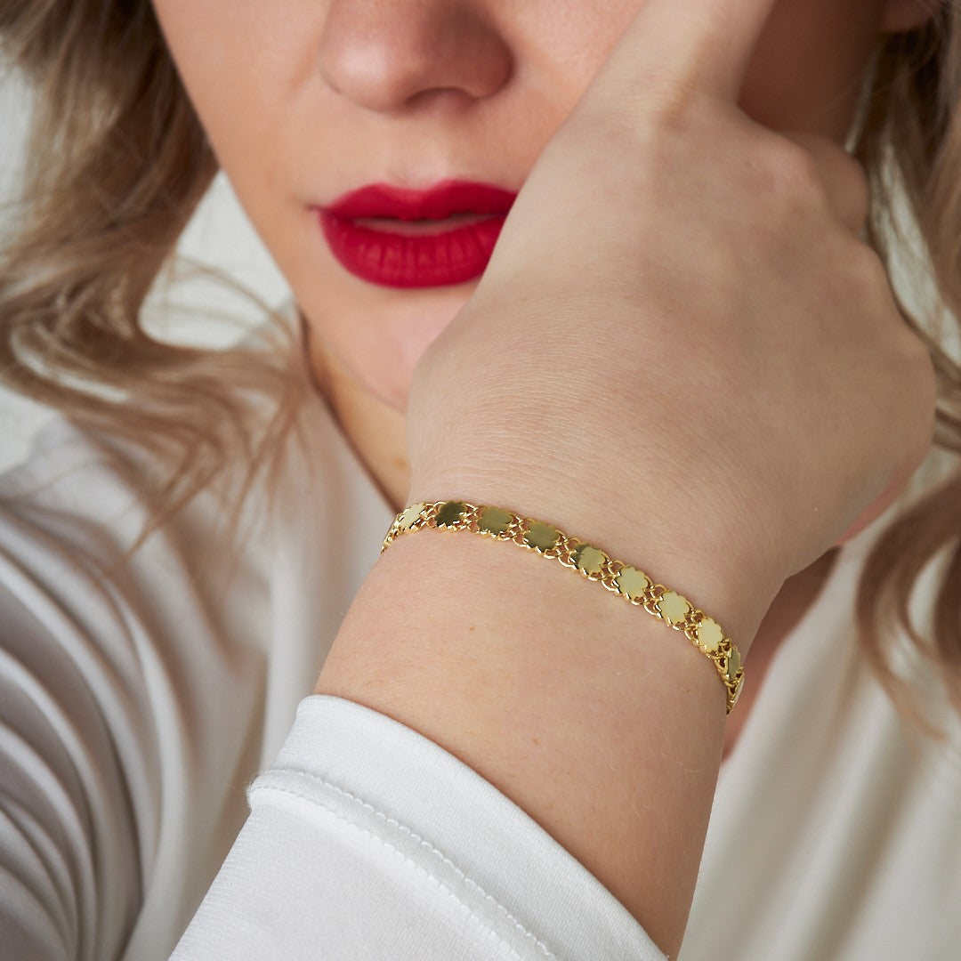 Plane Tree Leaf Bracelet - 925 SILVER