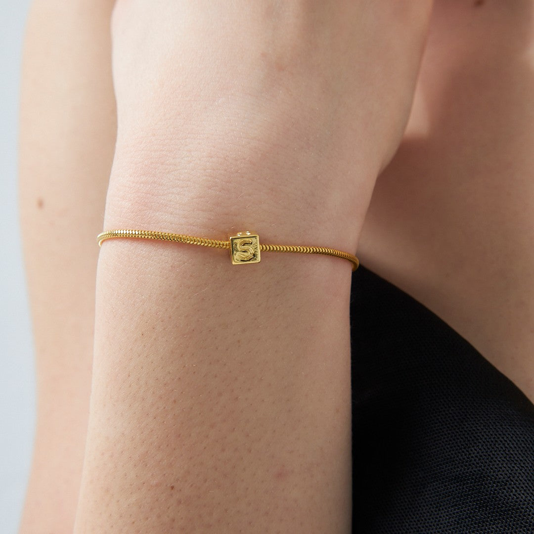 WÜRFEL BUCHSTABEN SET | 925 SILBER