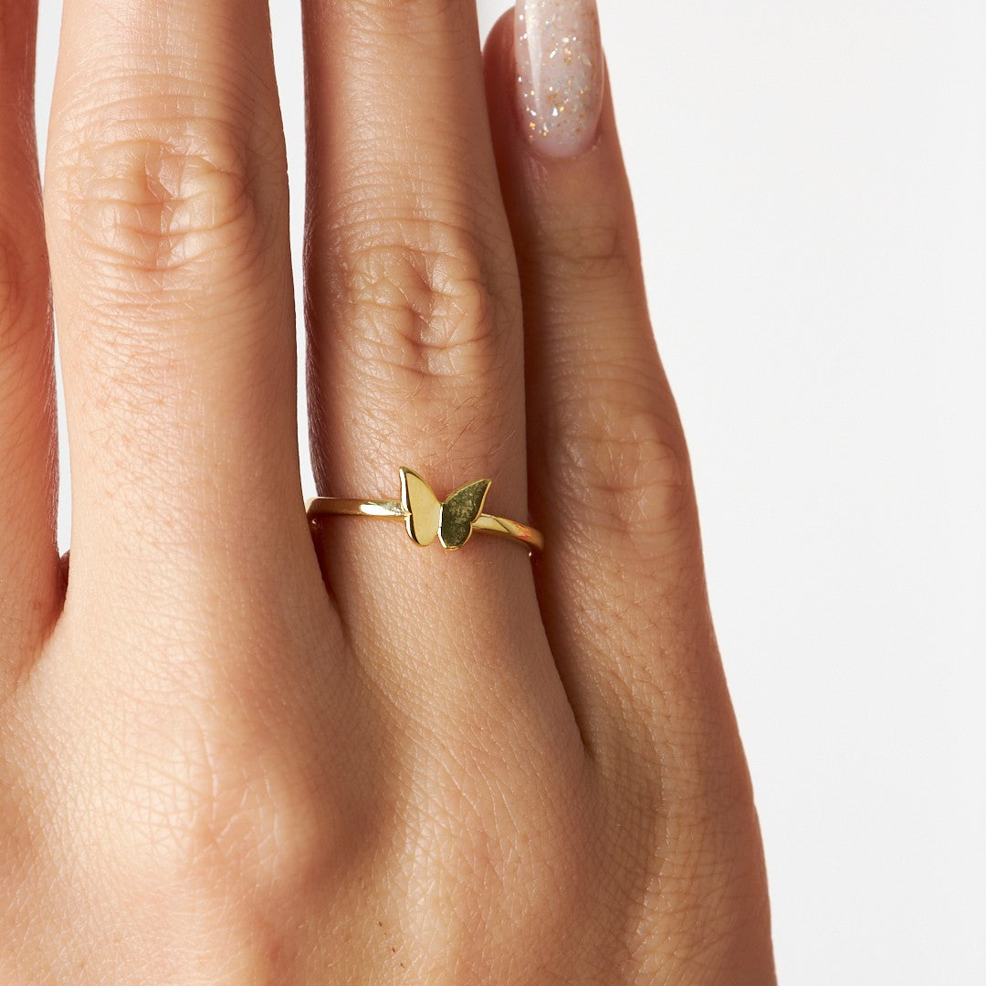 BUTTERFLY ELEGANCE RING | 925 SILBER