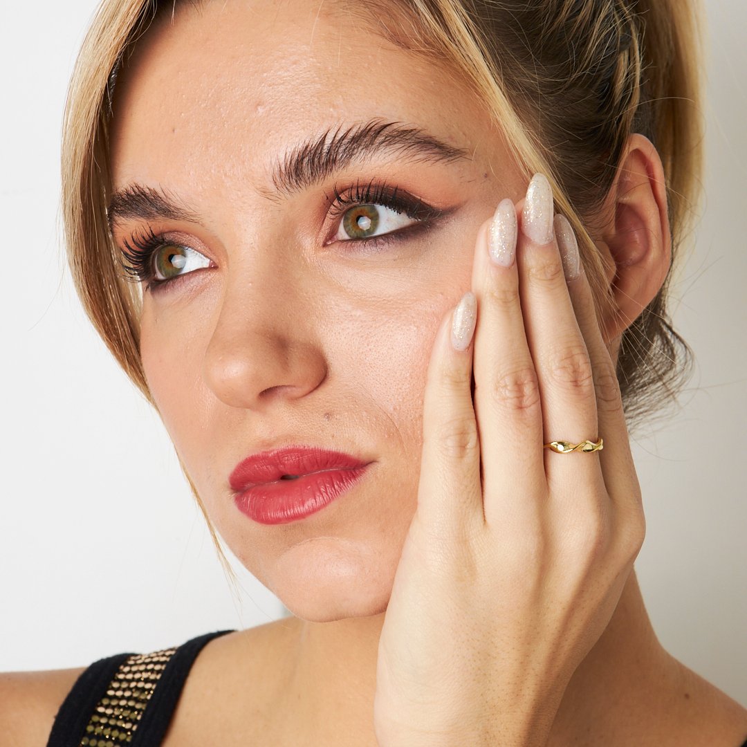 Spiral Shaped Ring - 925 SILVER