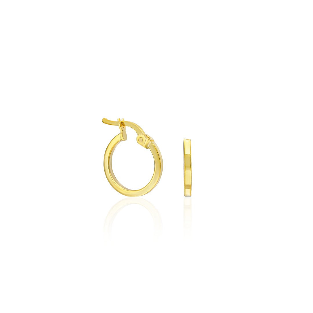 Classic Hoop Earrings - 925 Silver