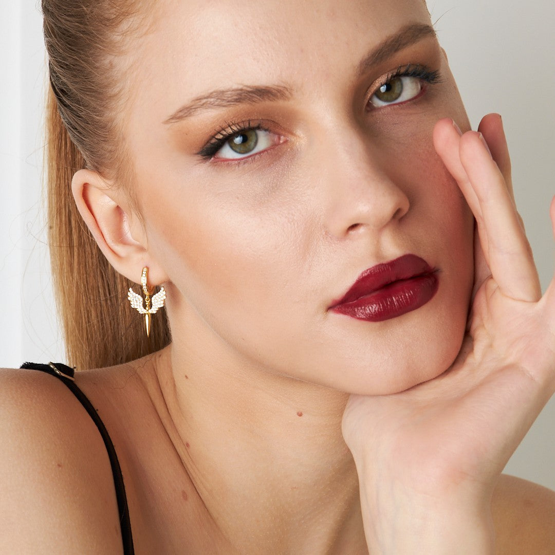 Michael Angel Earring - 925 SILVER