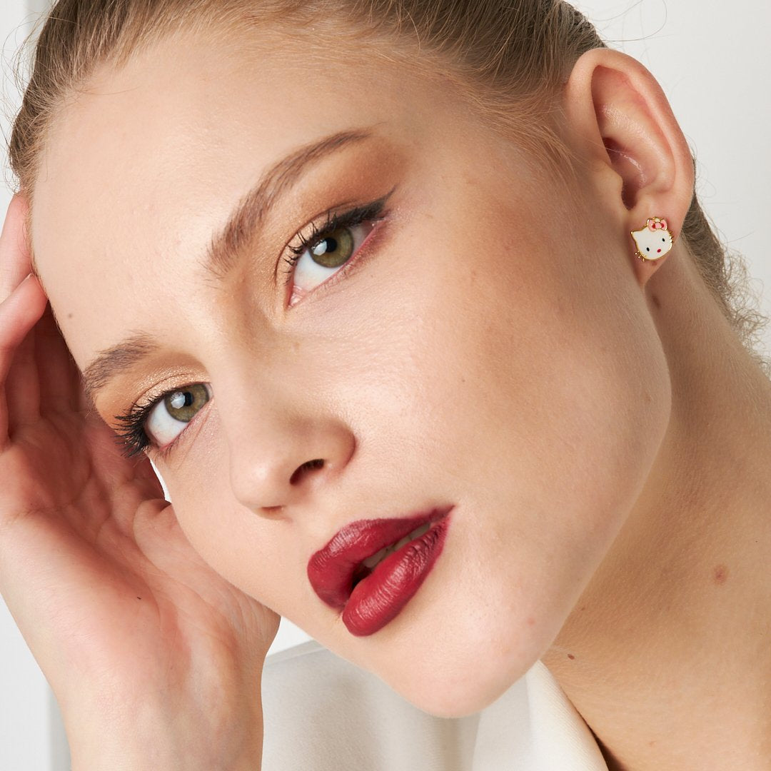 Hello Kitty Earrings - 925 Silver