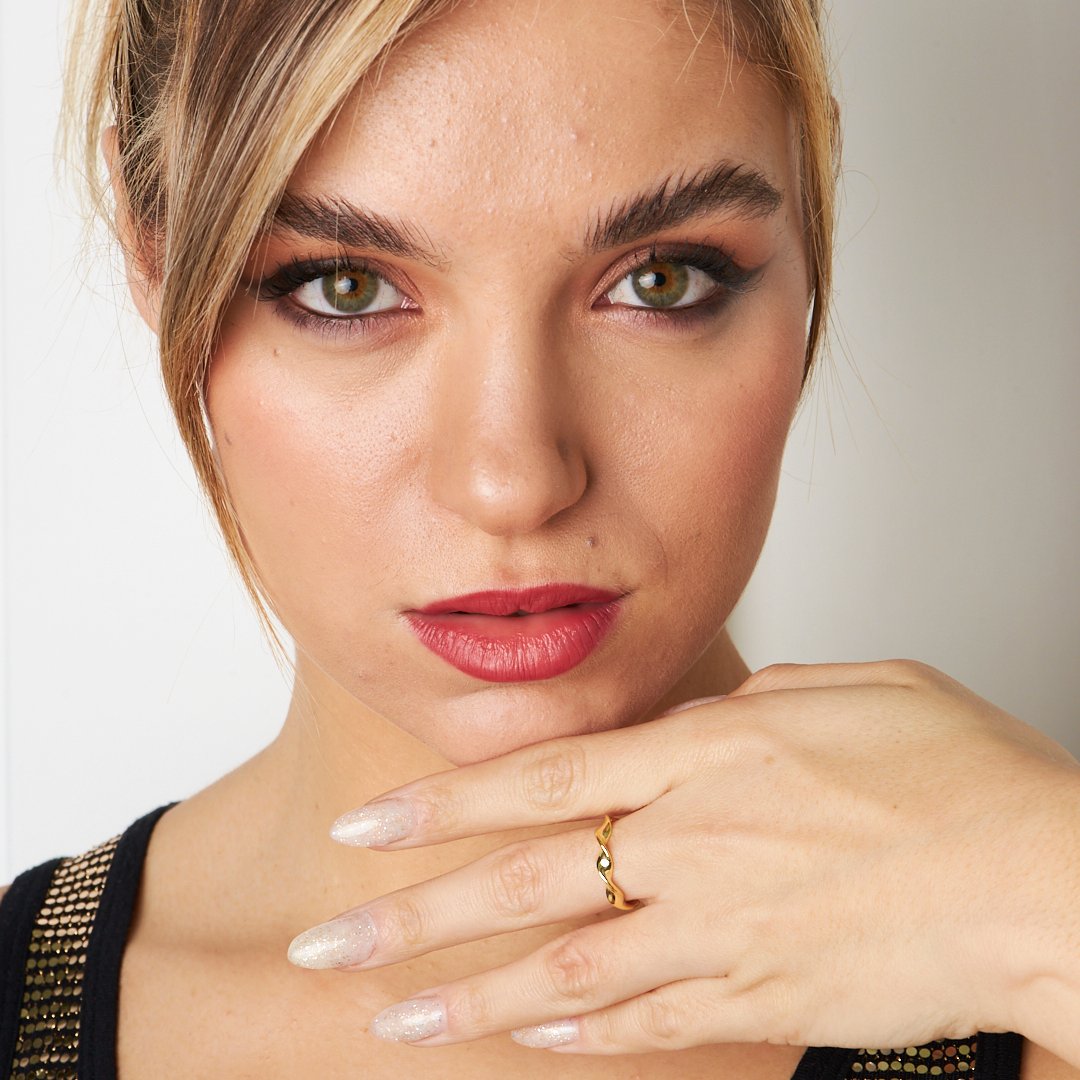 Spiral Shaped Ring - 925 SILVER